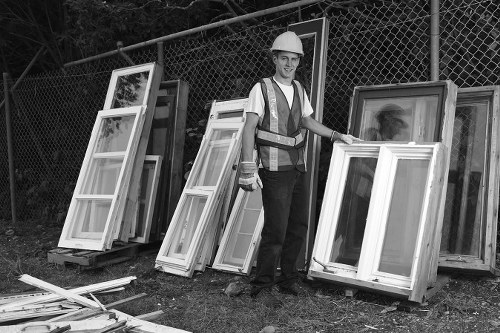 Residents arranging furniture disposal in Regents Park